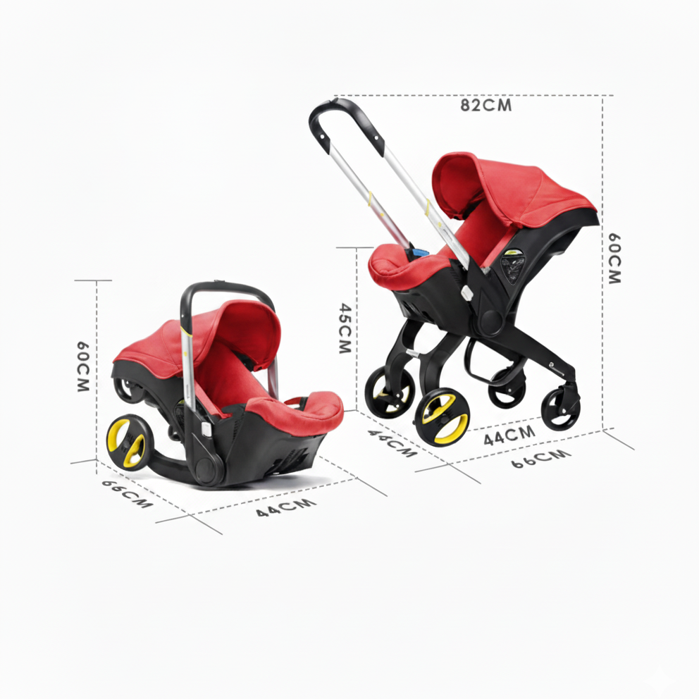 Poussette légère 3 en 1