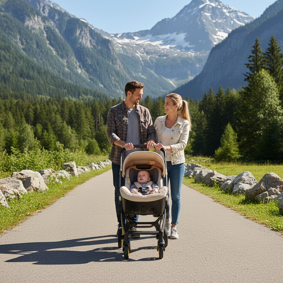 Poussette légère 3 en 1